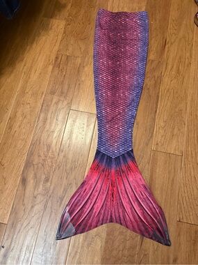 Mermaid Tail Swim Cover in Purple & Pink Ombre